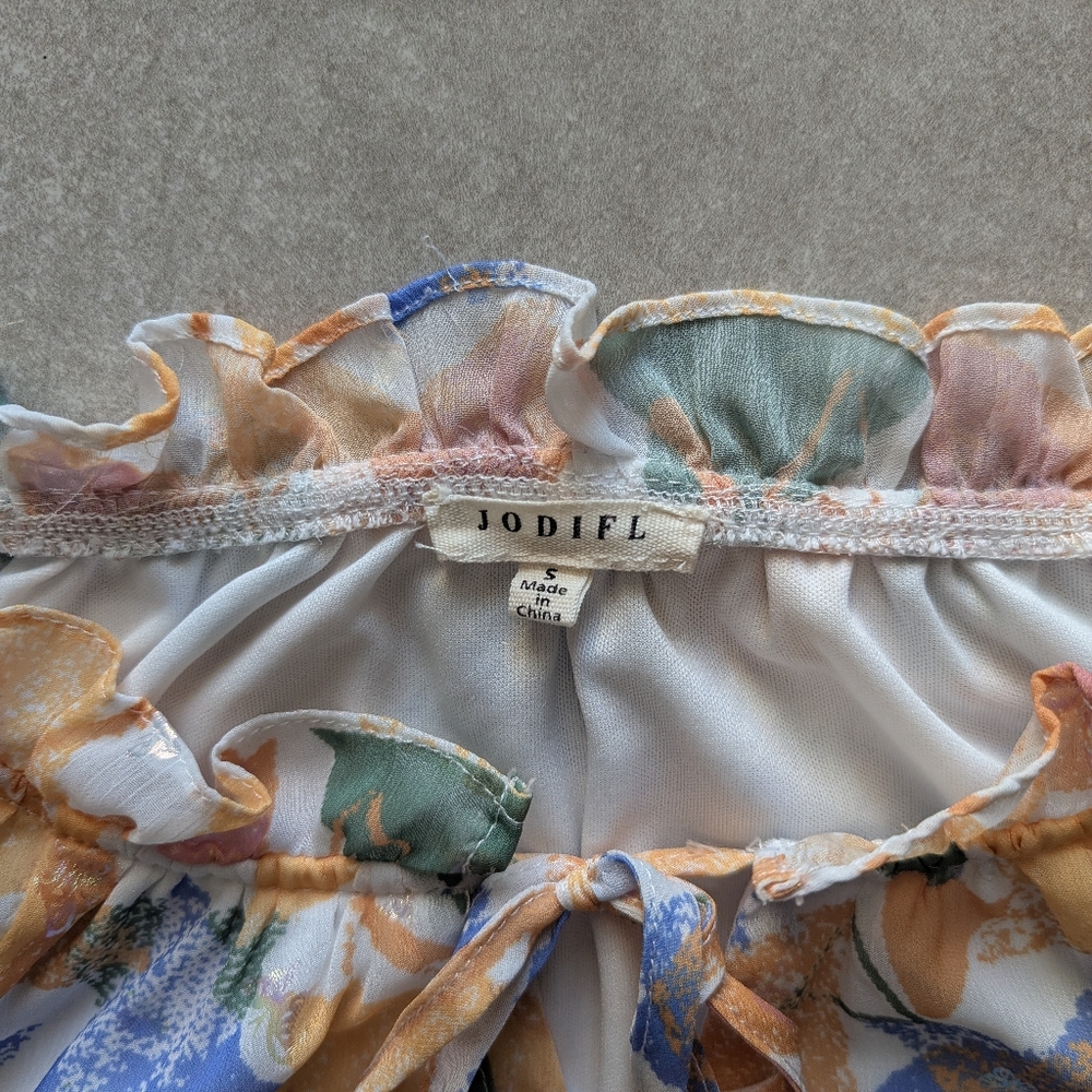 Colorful Geometric Pattern Blouse - image 4